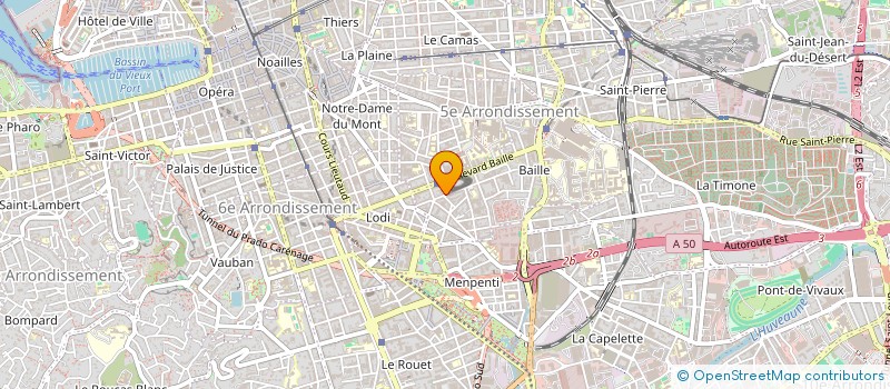 localisation de l'entreprise MADAME LUCIA CALFAPIETRA à MARSEILLE