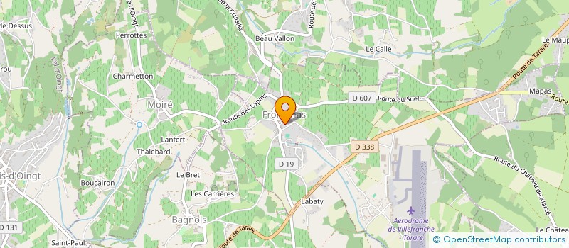 localisation de l'entreprise MADAME LUCIA CAYUELA  FRONTENAS