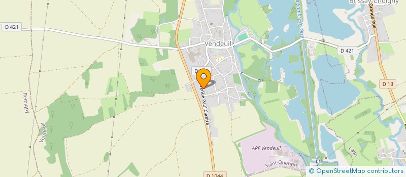 localisation de l'entreprise MADAME LUCIA CEDOLIN  VENDEUIL