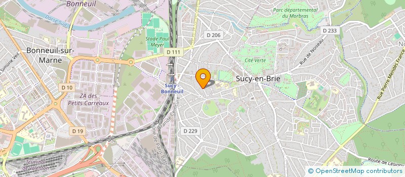 localisation de l'entreprise MADAME LUCIA CHEPTENE  SUCY-EN-BRIE