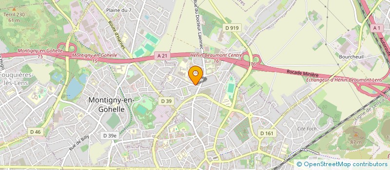 localisation de l'entreprise MADAME LUCIA CIPRIANI  HENIN-BEAUMONT