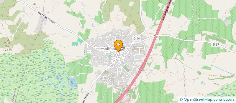 localisation de l'entreprise MADAME LUCIA CORTES  LESPIGNAN