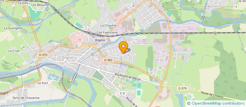 localisation de l'entreprise MADAME LUCIA DA CUNHA  DIGOIN