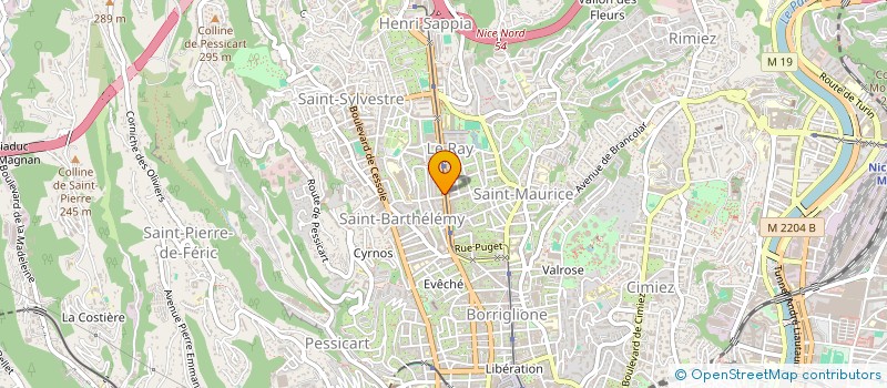 localisation de l'entreprise MADAME LUCIA DE COTIIS à NICE
