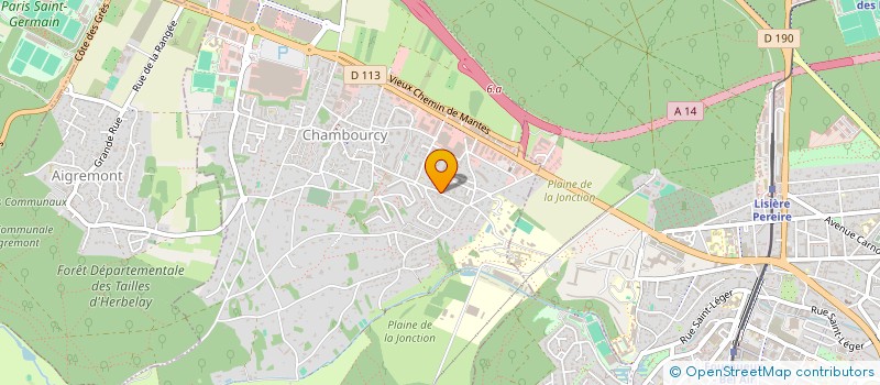 localisation de l'entreprise MADAME LUCIA DE LA RIVA  CHAMBOURCY