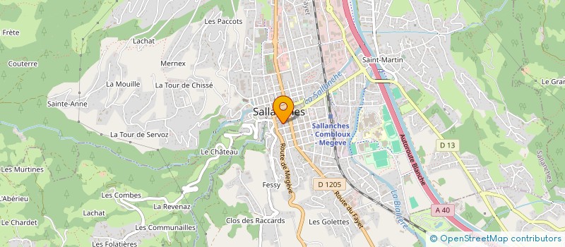 localisation de l'entreprise MADAME LUCIA DE SOUSA à SALLANCHES