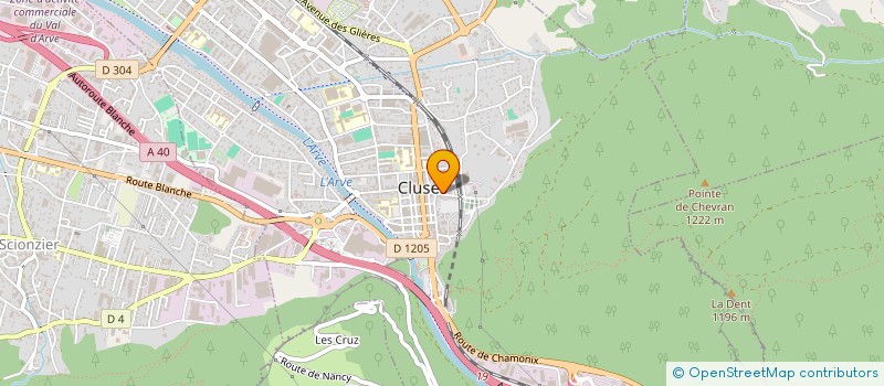 localisation de l'entreprise MADAME LUCIA DOS SANTOS  CLUSES