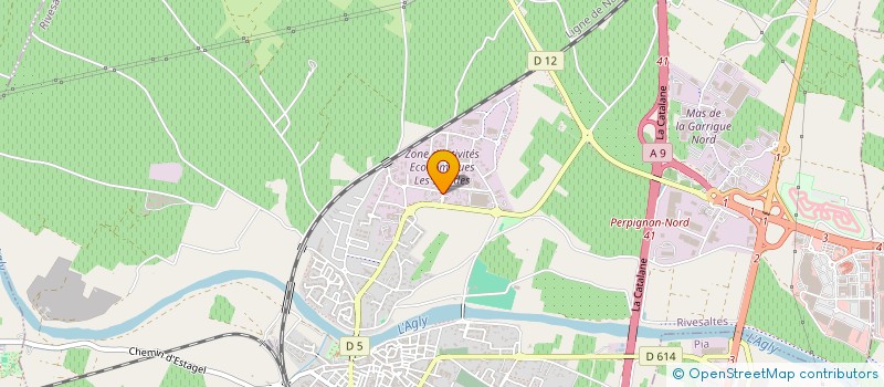 localisation de l'entreprise MADAME LUCIA DUBOIS  RIVESALTES