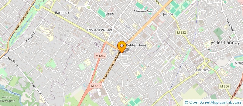 localisation de l'entreprise MADAME LUCIA DUFOREST à HEM