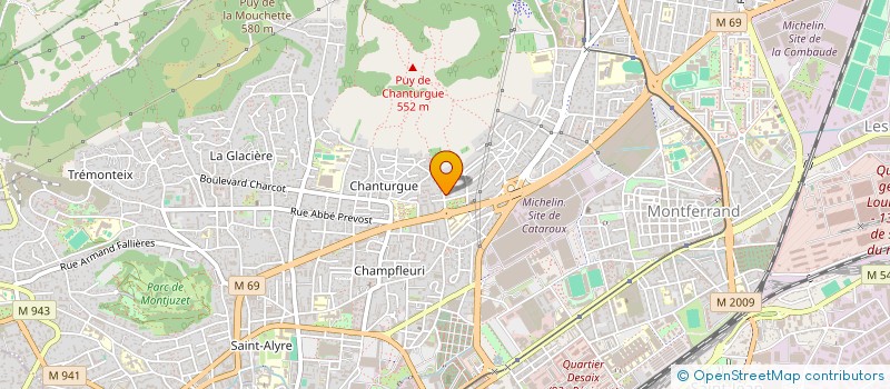 localisation de l'entreprise MADAME LUCIA FERREIRA  CLERMONT-FERRAND