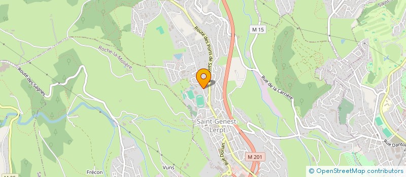 localisation de l'entreprise MADAME LUCIA FONGA FERNANDO  SAINT-GENEST-LERPT