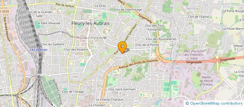 localisation de l'entreprise MADAME LUCIA FRAU à ORLEANS