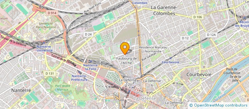 localisation de l'entreprise MADAME LUCIA GALESSAMI NGANIA à COURBEVOIE