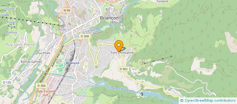 localisation de l'entreprise MADAME LUCIA GUICHOT MARTIN  BRIANCON