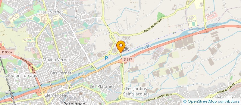 localisation de l'entreprise MADAME LUCIA JIMENEZ CAMPOS à PERPIGNAN