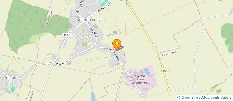 localisation de l'entreprise MADAME LUCIA KLODZINSKI  GRANDFRESNOY