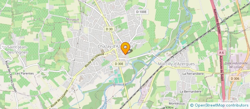 localisation de l'entreprise MADAME LUCIA LECCHINI  CHAZAY-D'AZERGUES