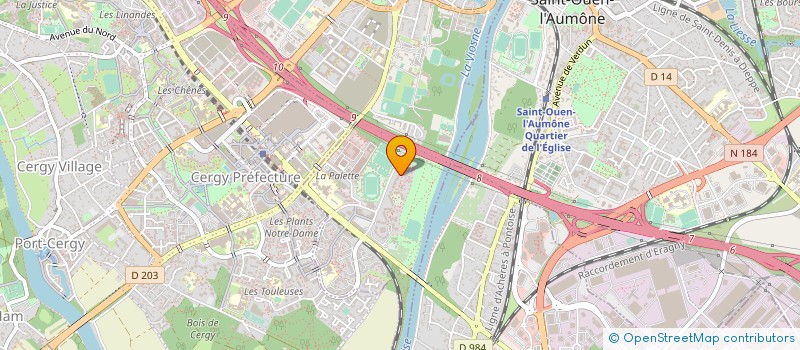 localisation de l'entreprise MADAME LUCIA LOPS  PONTOISE