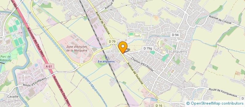 localisation de l'entreprise MADAME LUCIA LOUBERE  ESCALQUENS