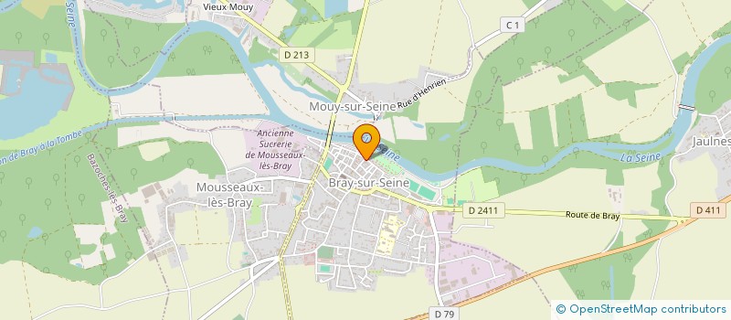 localisation de l'entreprise MADAME LUCIA MACHO SODY  BRAY-SUR-SEINE