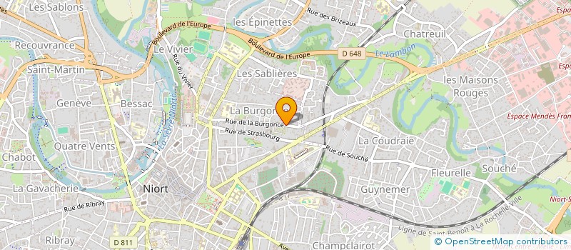 localisation de l'entreprise MADAME LUCIA MALINA OSORIO à NIORT