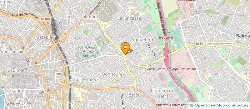 localisation de l'entreprise MADAME LUCIA MARIA DA SILVA MATOS à TOULOUSE