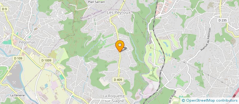 localisation de l'entreprise MADAME LUCIA ONDRISOVA à LA ROQUETTE-SUR-SIAGNE