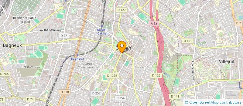 localisation de l'entreprise MADAME LUCIA OREUS  CACHAN