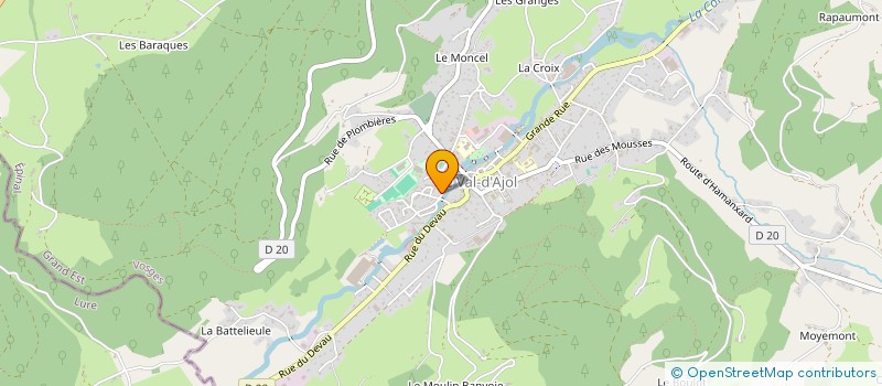 localisation de l'entreprise MADAME LUCIA SIVAKOVA  LE VAL-D'AJOL