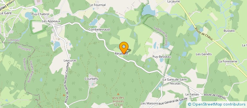 localisation de l'entreprise MADAME LUCIA SOETERS à BUSSIERE-GALANT