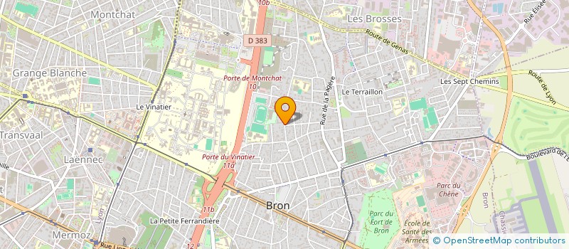 localisation de l'entreprise MADAME LUCIA VACCHINA  BRON