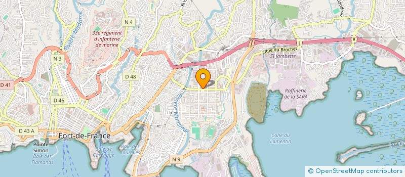 localisation de l'entreprise MADAME LUCIANA ALONZEAU  FORT-DE-FRANCE