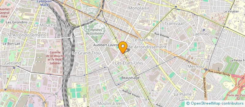 localisation de l'entreprise MADAME LUCIANA BIANCHERA à LYON