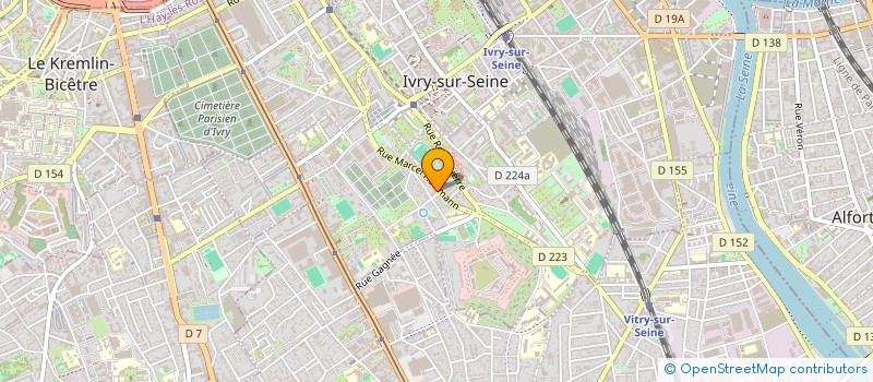 localisation de l'entreprise MADAME LUCIANA DA SILVA  IVRY-SUR-SEINE