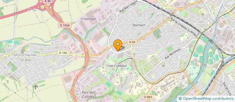 localisation de l'entreprise MADAME LUCIANA DE GIOVANNI  MULHOUSE