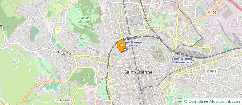 localisation de l'entreprise MADAME LUCIANA DEFOE  SAINT-ETIENNE