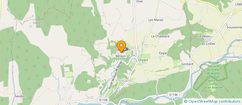 localisation de l'entreprise MADAME LUCIANA DENTE  SOYANS