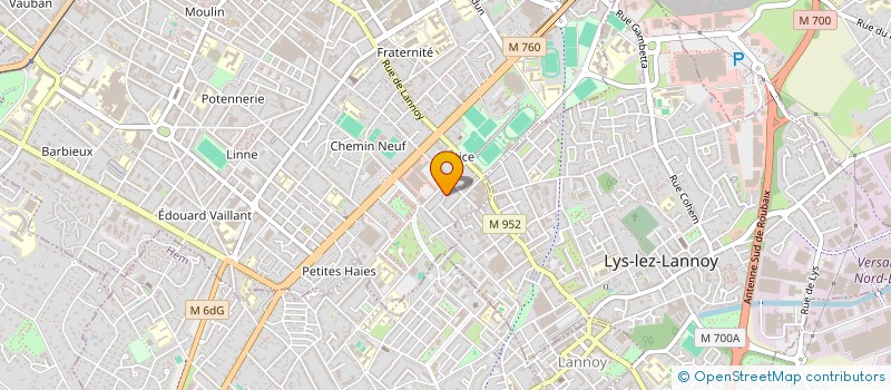 localisation de l'entreprise MADAME LUCIANA DO ROSARIO  ROUBAIX