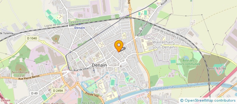 localisation de l'entreprise MADAME LUCIANA MIHAI  DENAIN