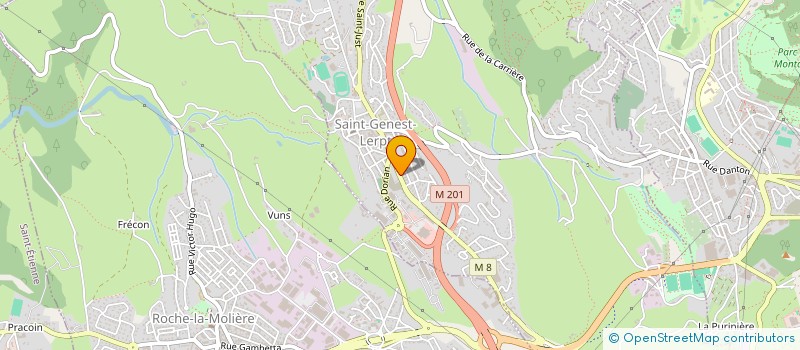 localisation de l'entreprise MADAME LUCIANA PEREIRA DE ANDRADE  SAINT-ETIENNE