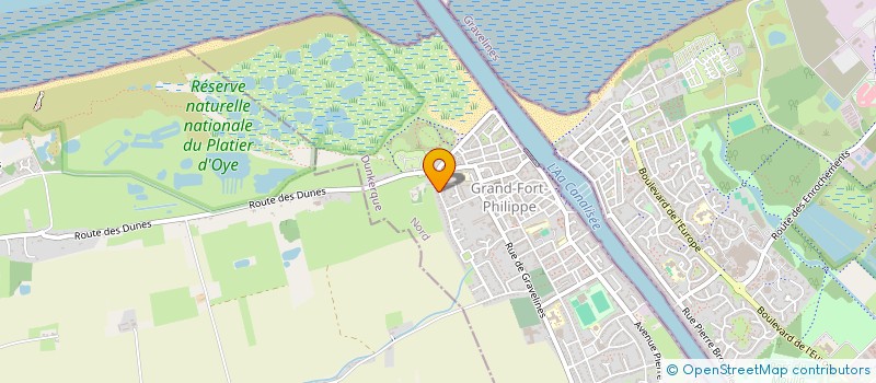 localisation de l'entreprise MADAME LUCIANE BRICHE  GRAND-FORT-PHILIPPE