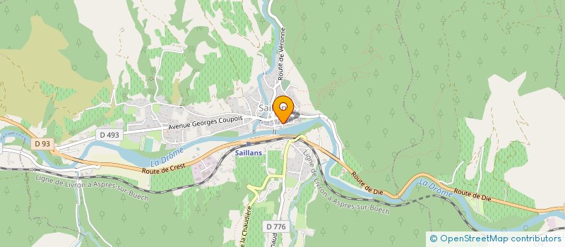 localisation de l'entreprise MADAME LUCIANE VIVAS COSTA  SAILLANS