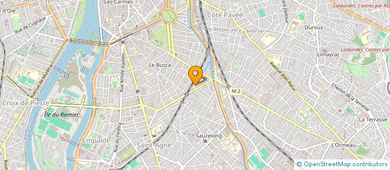 localisation de l'entreprise MADAME LUCIE ABADIE  TOULOUSE