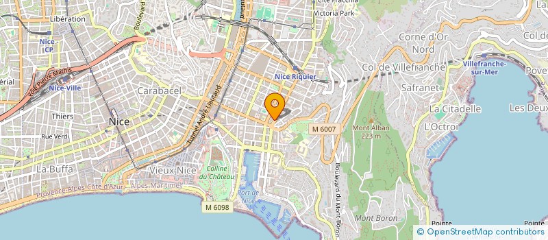 localisation de l'entreprise MADAME LUCIE ABDELHAFIDH à NICE