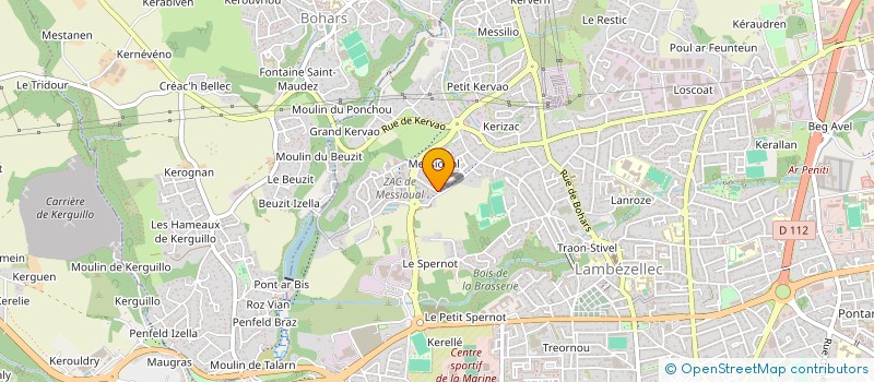localisation de l'entreprise MADAME LUCIE ABGRALL à BREST