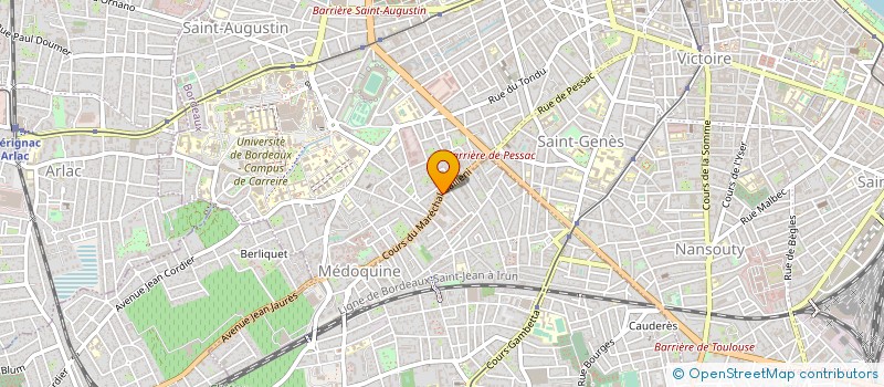 localisation de l'entreprise MADAME LUCIE ABRAMOVITCH  TALENCE