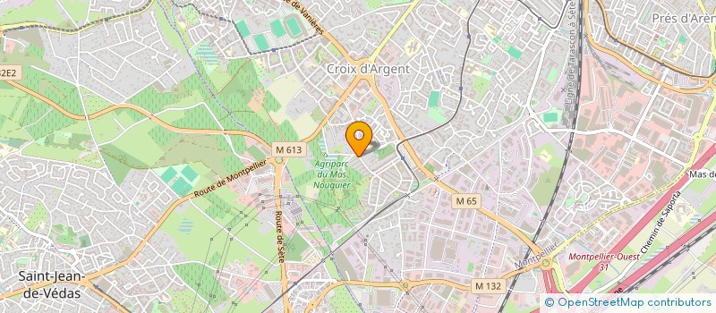 localisation de l'entreprise MADAME LUCIE AGUSTI  MONTPELLIER