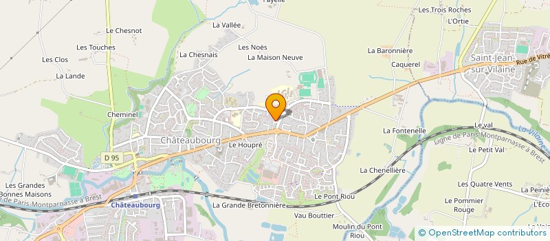 localisation de l'entreprise MADAME LUCIE AILLAUD  CHATEAUBOURG