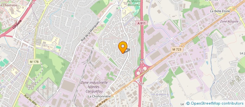 localisation de l'entreprise MADAME LUCIE ALAIN à CARQUEFOU