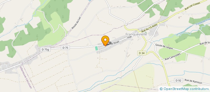 localisation de l'entreprise MADAME LUCIE ALE  FRANQUEVIELLE